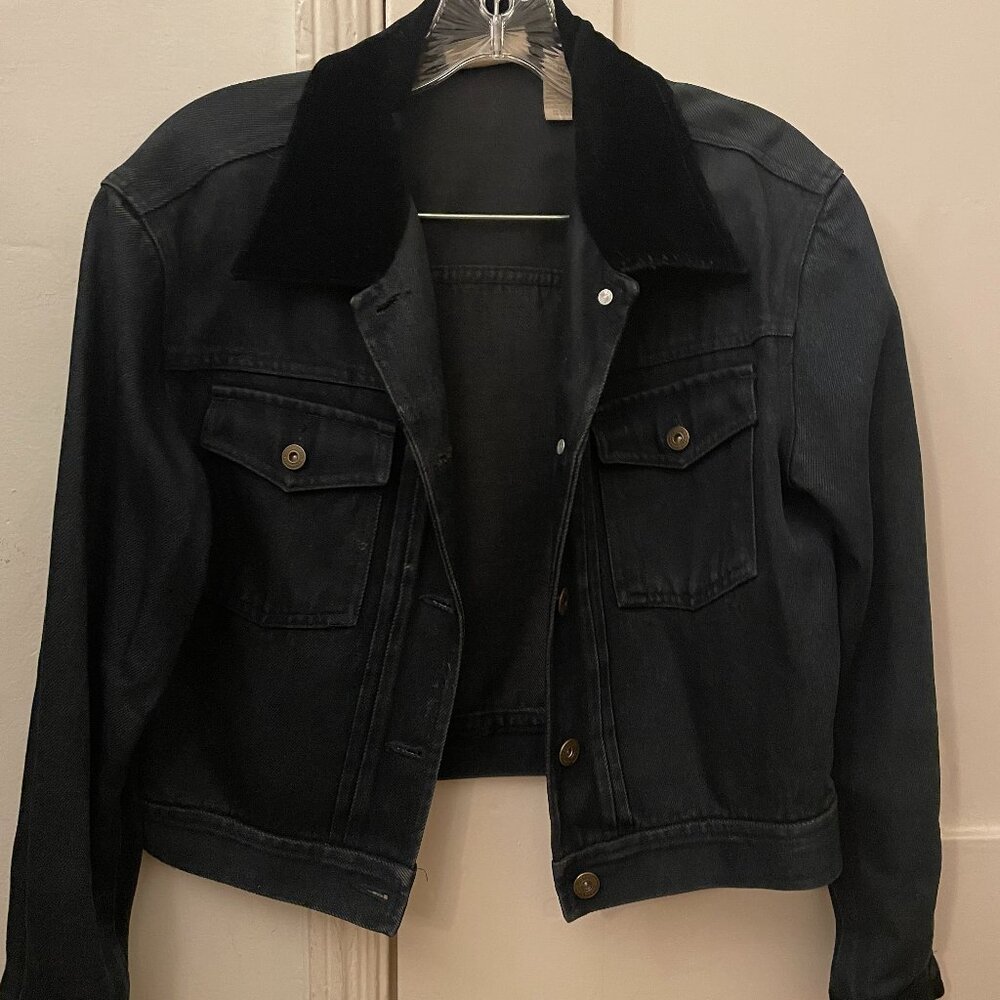 90's Cropped Denim Jacket